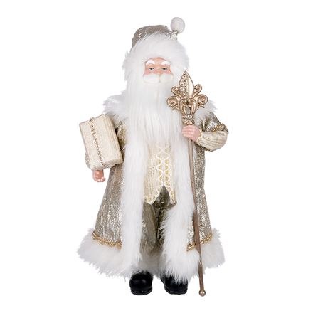 Ivory Santa with Ornate Staff ITEM 0125003