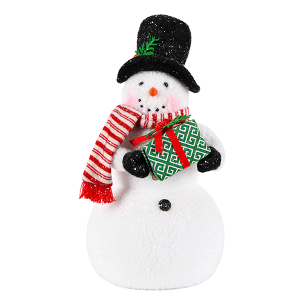 Snowman with Geometric Gift ITEM 0226013
