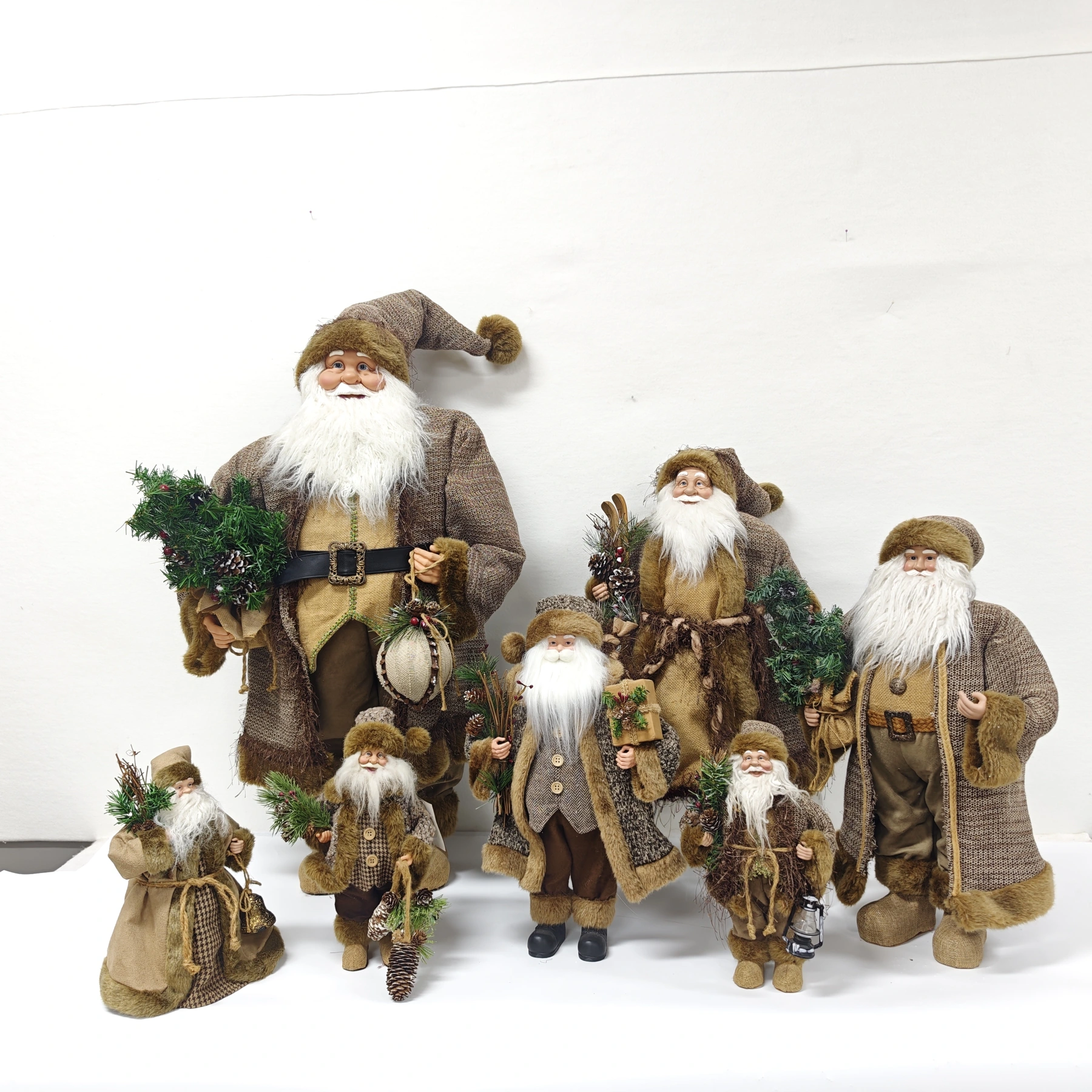 Woodland Santa samples made by Hundred Arts