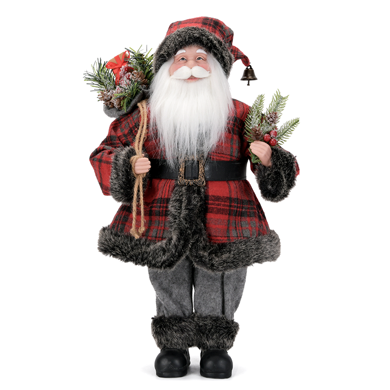 Red & Black Santa Claus Figure ITEM 0125008