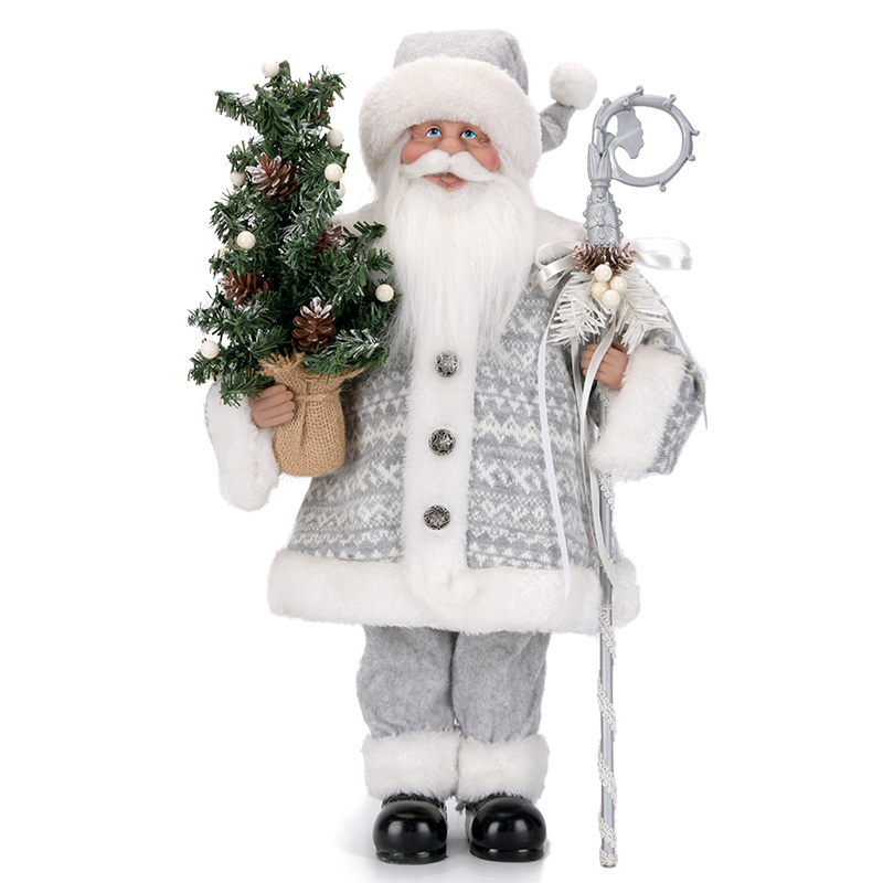 White Santa Claus Figure