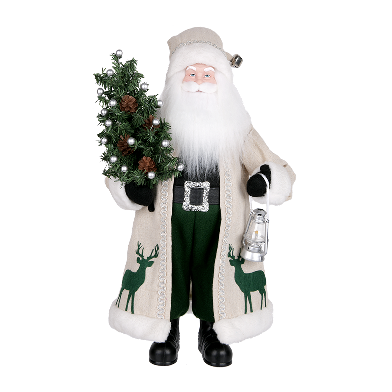 Green Santa Claus Figure