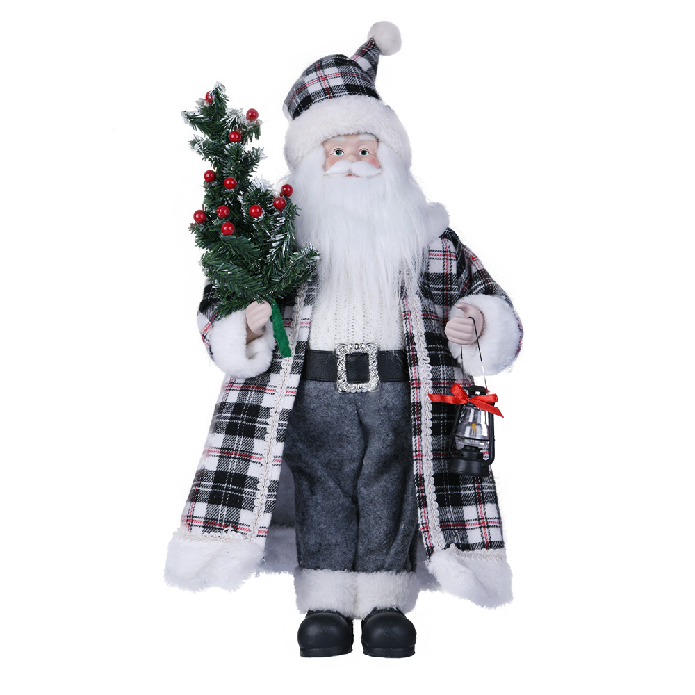 Black & White Santa Claus Figure ITEM 0125021