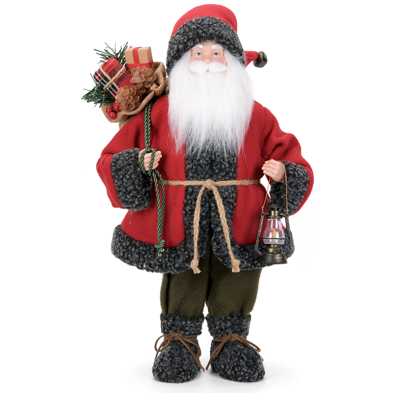 Red & Black Santa Claus Figure ITEM 0125023