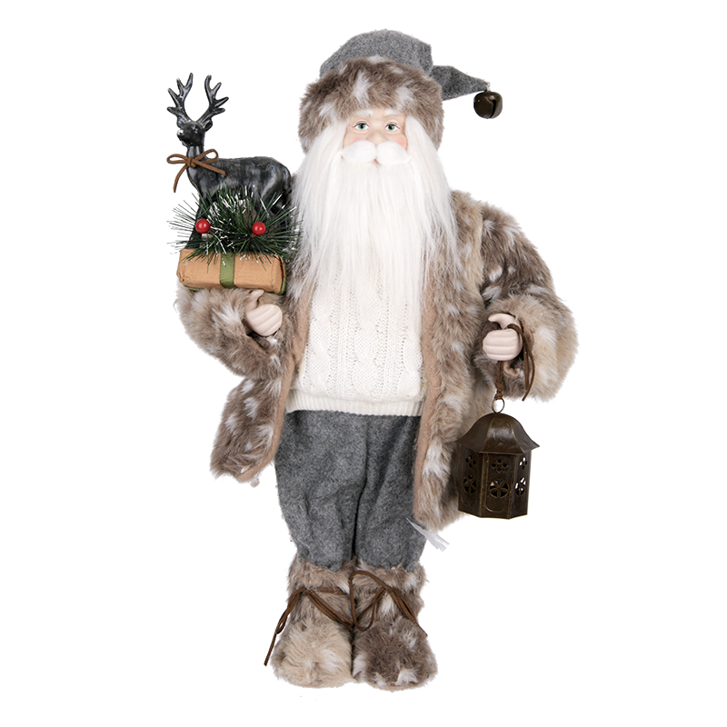 Gray Santa Claus Figure ITEM 0125026