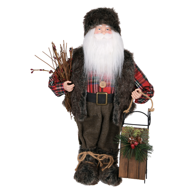 Red & Black Santa Claus Figure ITEM 0125031