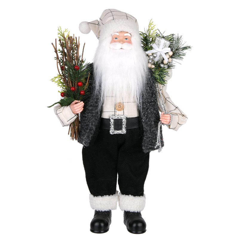 Black & White Santa Claus Figure ITEM 0125032