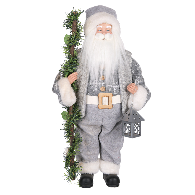Gray Santa Claus Figure ITEM 0125033