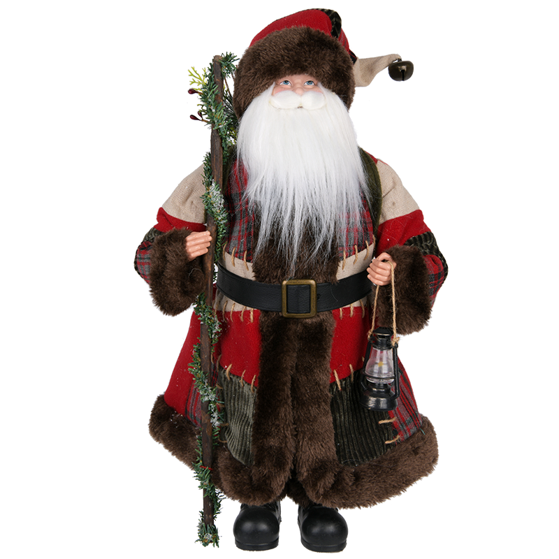 Red & Black Santa Claus Figure ITEM 0125051