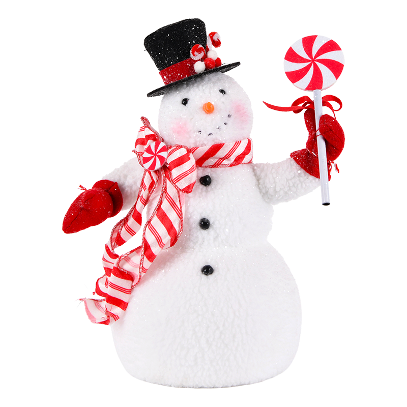 Peppermint Wand Snowman