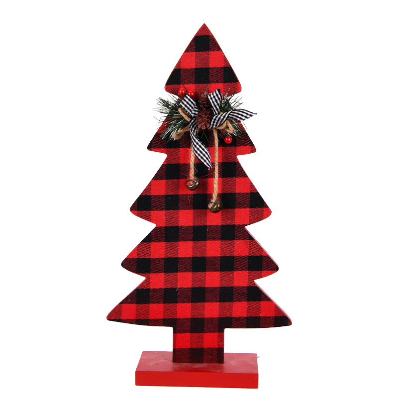 Buffalo Check Layered Christmas Tree ITEM 1326026
