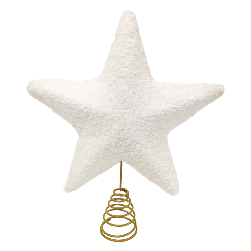 Soft White Star Christmas Tree Topper
