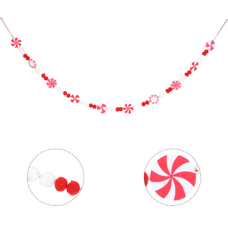 Peppermint Candy Christmas Banner ITEM 2626007