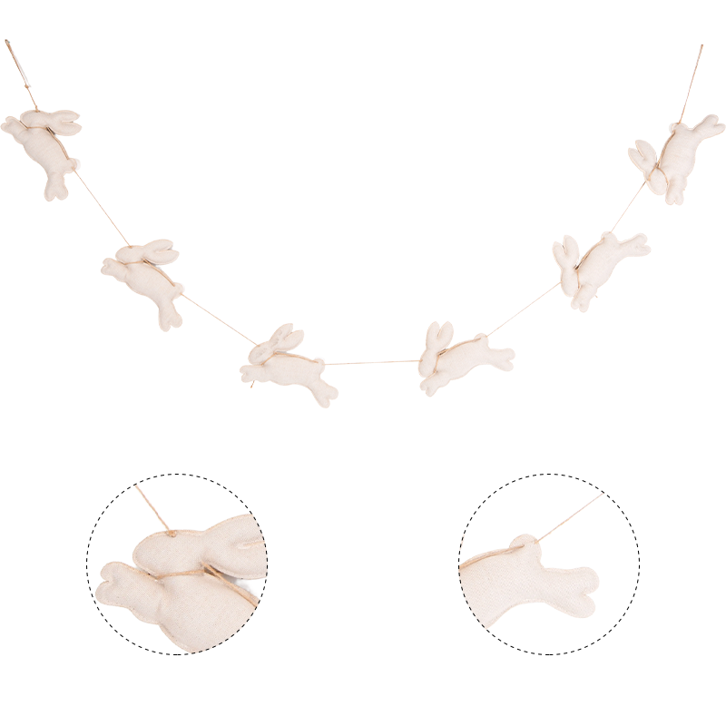 Neutral Bunny Easter Banner ITEM 2626017